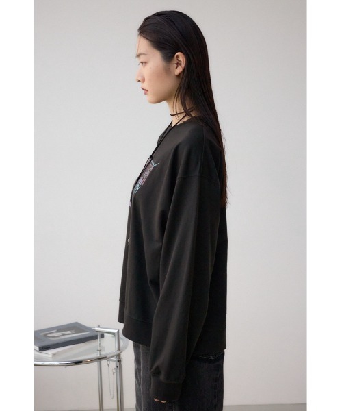 AZUL by moussy（アズールバイマウジー）の「ビンテージプリントウラケプルオーバー（スウェット・レディース・ブルー系その他/ピンク系その他・FREE）」の7枚目の写真