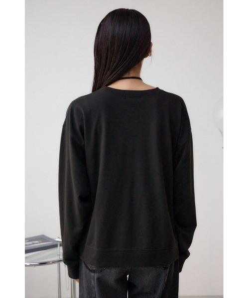 AZUL by moussy（アズールバイマウジー）の「ビンテージプリントウラケプルオーバー（スウェット・レディース・ブルー系その他/ピンク系その他・FREE）」の8枚目の写真