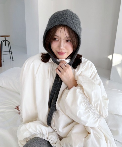 Heather（ヘザー）の「バラクラバニットキャップ 234793（ニット