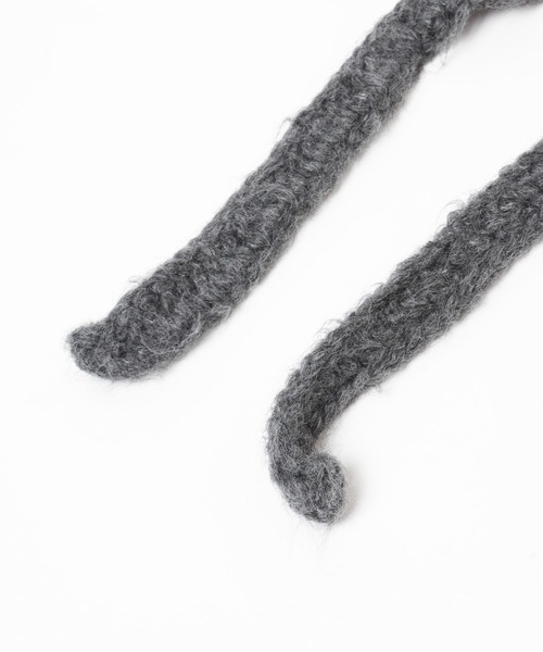 Heather(ヘザー)の「バラクラバニットキャップ 234793(ニットキャップ/ビーニー・レディース・オフホワイト/グレー・ONE SIZE)」の15枚目の写真