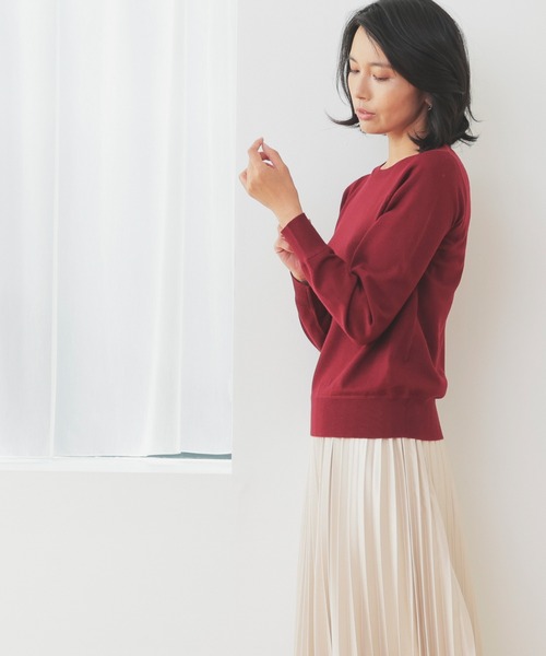 イタリア糸クルーニット（ニット/セーター）｜GLACIER lusso