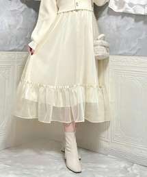 INTER FACTORY（インターファクトリー）の「coco - オーガンジースカート made in INTER FACTORY（スカート）」