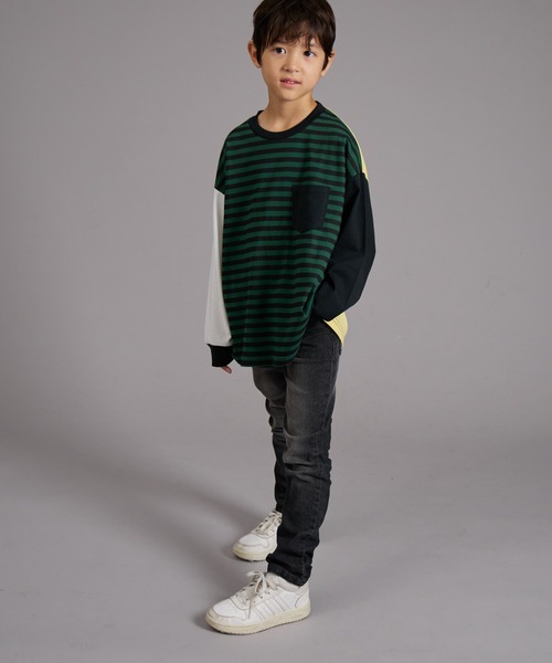 PAIRMANON STREET（ペアマノンストリート）の「【PAIRMANON STREET】スキニー デニム パンツ（デニムパンツ・キッズ・ブラック/ブルー/インディゴブルー・90/120/150/160/100/110/130/140）」の11枚目の写真