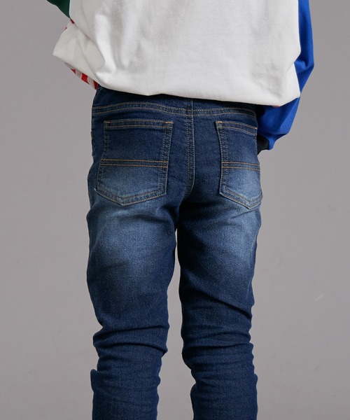 PAIRMANON STREET（ペアマノンストリート）の「【PAIRMANON STREET】スキニー デニム パンツ（デニムパンツ・キッズ・ブラック/ブルー/インディゴブルー・90/120/150/160/100/110/130/140）」の14枚目の写真