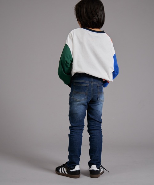 PAIRMANON STREET（ペアマノンストリート）の「【PAIRMANON STREET】スキニー デニム パンツ（デニムパンツ・キッズ・ブラック/ブルー/インディゴブルー・90/120/150/160/100/110/130/140）」の15枚目の写真