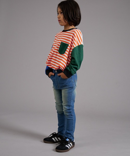 PAIRMANON STREET（ペアマノンストリート）の「【PAIRMANON STREET】スキニー デニム パンツ（デニムパンツ・キッズ・ブラック/ブルー/インディゴブルー・90/120/150/160/100/110/130/140）」の22枚目の写真