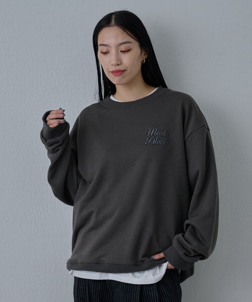 COLONY 2139(コロニートゥーワンスリーナイン)の「シグネチャー刺繍スウェットプルオーバー(Tシャツ/カットソー・メンズ・チャコールグレー/ブラック・LARGE/MEDIUM)」の10枚目の写真