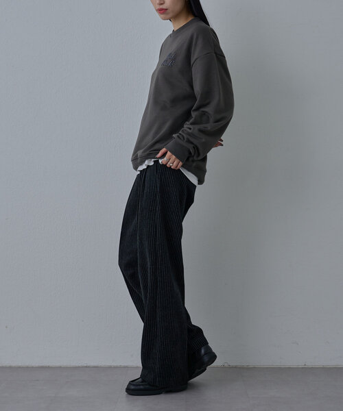 COLONY 2139(コロニートゥーワンスリーナイン)の「シグネチャー刺繍スウェットプルオーバー(Tシャツ/カットソー・メンズ・チャコールグレー/ブラック・LARGE/MEDIUM)」の8枚目の写真