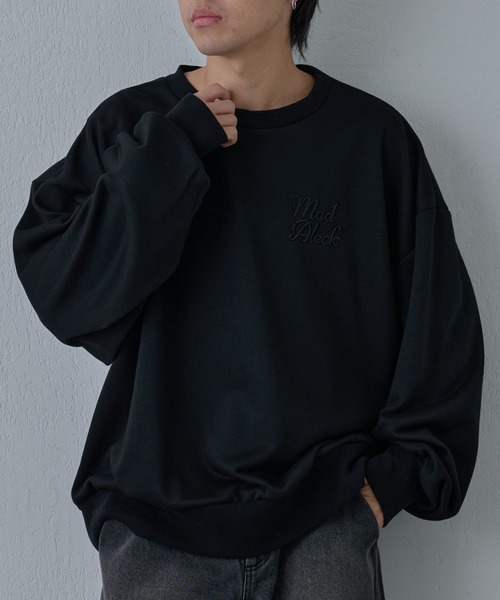 COLONY 2139(コロニートゥーワンスリーナイン)の「シグネチャー刺繍スウェットプルオーバー(Tシャツ/カットソー・メンズ・チャコールグレー/ブラック・LARGE/MEDIUM)」の1枚目の写真