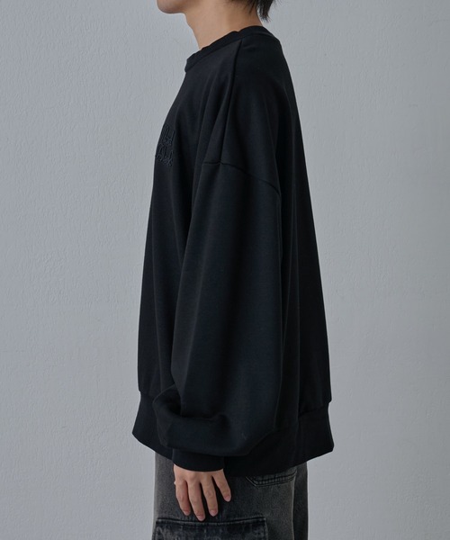 COLONY 2139(コロニートゥーワンスリーナイン)の「シグネチャー刺繍スウェットプルオーバー(Tシャツ/カットソー・メンズ・チャコールグレー/ブラック・LARGE/MEDIUM)」の16枚目の写真