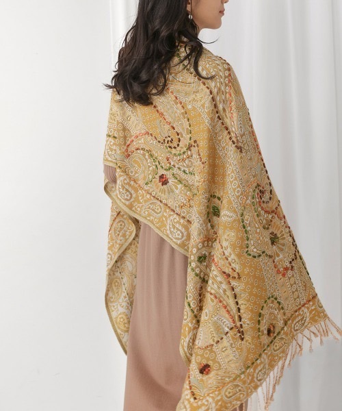 インド刺繍ストール（ストール/ショール）｜Bou Jeloud