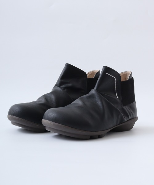 Re:getA(リゲッタ)の「2ball TB107 ショートブーツ スモールサイズ ~ 展開(ブーツ・レディース・キャメル/ブラック/グレー/ダークブラウン・L/LL/S/M)」の9枚目の写真