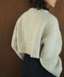 anuke（アンヌーク）の「Cable Knit Cardigan（カーディガン/ボレロ
