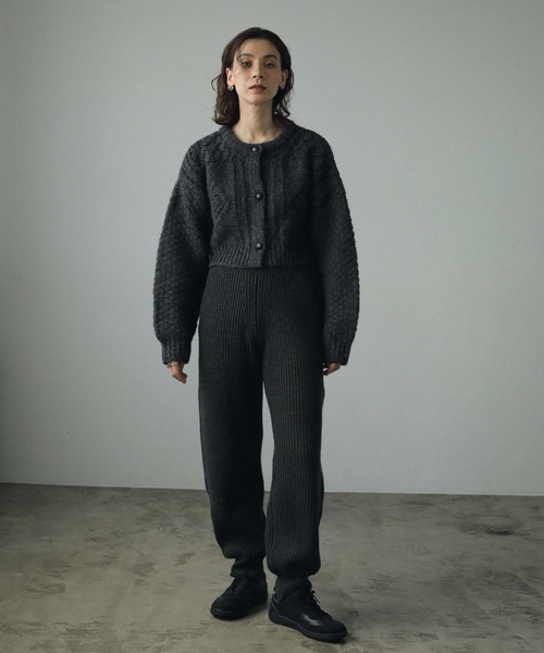 anuke（アンヌーク）の「Cable Knit Cardigan（カーディガン/ボレロ