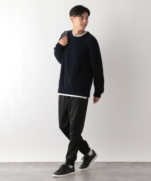 GLOBAL WORK Smile Seed Store（グローバルワーク スマイルシードストア）の「ウォームタッチイージーパンツ/147059（その他パンツ・メンズ・ブラック/杢グレー/チャコール・LARGE/X-LARGE/SMALL/MEDIUM）」の5枚目の写真