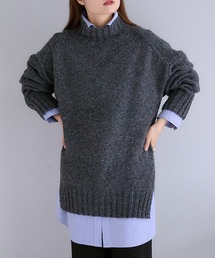 PUAL CE CIN（ピュアルセシン）の「カラーネップハイネックニット（ニット/セーター）」