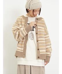 KELTY | 【KELTY×Samansa Mos2】ジャカードニットカーデ(カーディガン/ボレロ)