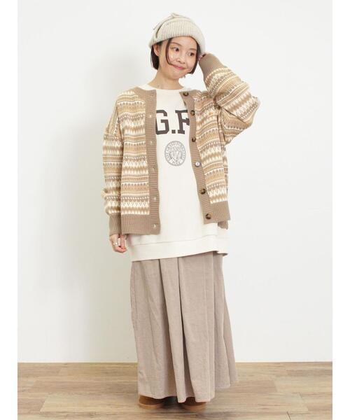 KELTY(ケルティ)の「【KELTY×Samansa Mos2】ジャカードニットカーデ(カーディガン/ボレロ・レディース・グリーン/ベージュ/ブラック・F)」の15枚目の写真