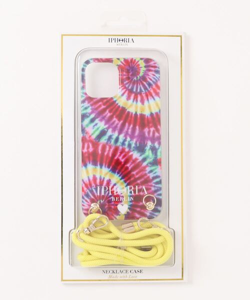 【セール】【IPHORIA アイフォリア】 アイフォンケース iPhone 12/12 Pro対応 Necklace Case for Apple iPhone 12/12 Pro - Tie Dye（スマホケース/カバー）｜iphoria（アイフォリア）