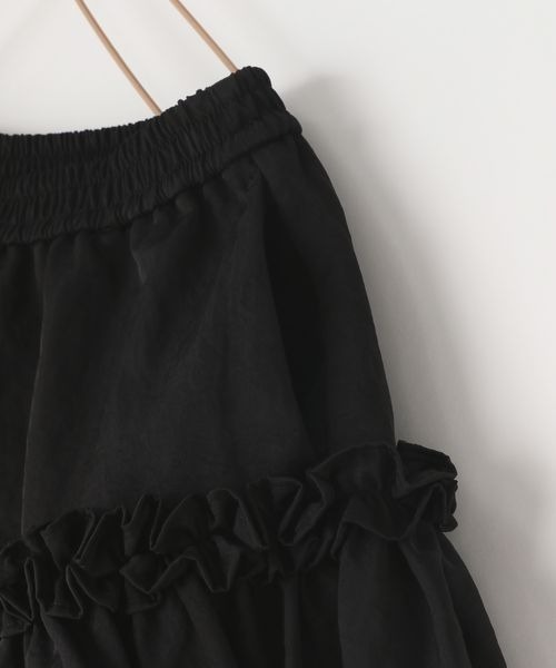 LOWRYS FARM（ローリーズファーム）の「バルーンミニスカート　283871（スカート・キッズ・ピンク/ブラック・150cm/140cm/130cm/120cm/110cm）」の9枚目の写真