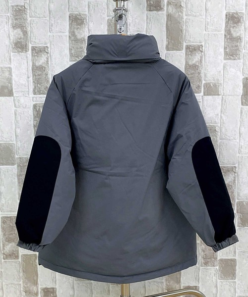 TopIsm（トップイズム）の「撥水 防風 ストレッチ LEBEL7タイプ タスラン ファイバー中綿ジャケット（ミリタリージャケット・メンズ・ブラック/チャコールグレー/ブルー・L/XL/M）」の8枚目の写真