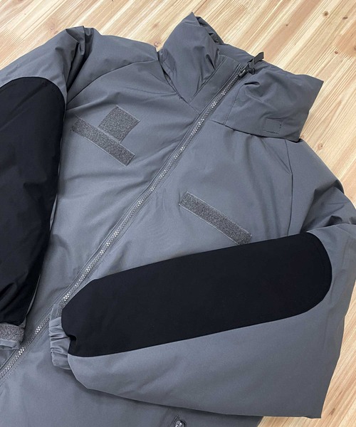 TopIsm（トップイズム）の「撥水 防風 ストレッチ LEBEL7タイプ タスラン ファイバー中綿ジャケット（ミリタリージャケット・メンズ・ブラック/チャコールグレー/ブルー・L/XL/M）」の9枚目の写真