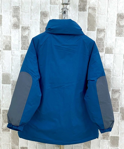 TopIsm（トップイズム）の「撥水 防風 ストレッチ LEBEL7タイプ タスラン ファイバー中綿ジャケット（ミリタリージャケット・メンズ・ブラック/チャコールグレー/ブルー・L/XL/M）」の12枚目の写真