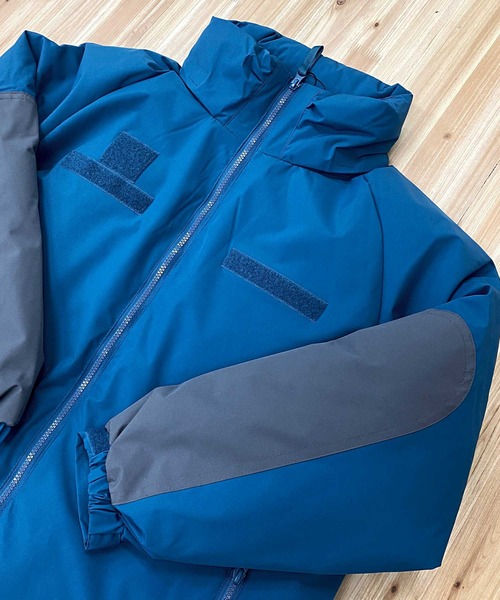 TopIsm（トップイズム）の「撥水 防風 ストレッチ LEBEL7タイプ タスラン ファイバー中綿ジャケット（ミリタリージャケット・メンズ・ブラック/チャコールグレー/ブルー・L/XL/M）」の13枚目の写真