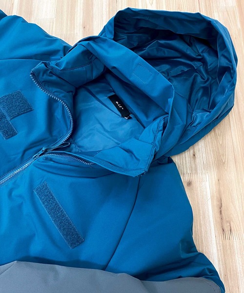 TopIsm（トップイズム）の「撥水 防風 ストレッチ LEBEL7タイプ タスラン ファイバー中綿ジャケット（ミリタリージャケット・メンズ・ブラック/チャコールグレー/ブルー・L/XL/M）」の21枚目の写真