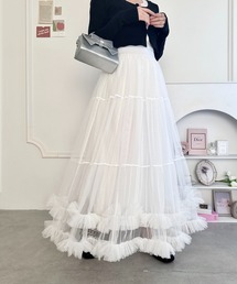 8 YARDS ホワイトスカート 8YARDS / Flared Skirt