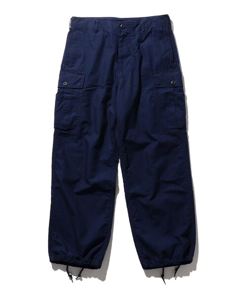 BEAMS+ インディゴ リップストップ 6ポケット ミリタリー トラウザーズ BEAMS MEN｜BEAMS PLUS｜インディゴ リップストップ 6ポケット