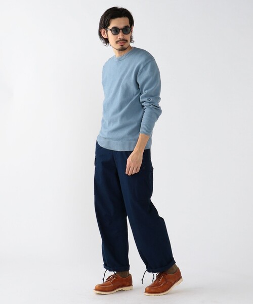 インディゴ リップストップ ミリタリー 6ポケット パンツ（カーゴ