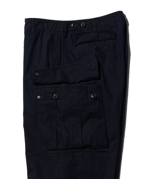 BEAMS+ インディゴ リップストップ 6ポケット ミリタリー トラウザーズ BEAMS MEN｜BEAMS PLUS｜インディゴ リップストップ 6ポケット