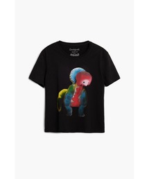 【Desigual×Collina Strada】MONSTERCOLLINA Tシャツショートスリーブ ブラック