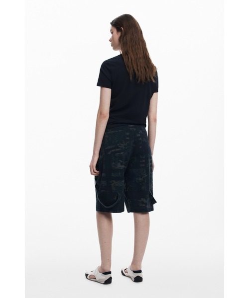 Desigual（デシグアル）の「【Desigual×Collina Strada】MONSTERCOLLINA Tシャツショートスリーブ ブラック（Tシャツ/カットソー・レディース・ブラック・XL/L/M/S）」の5枚目の写真