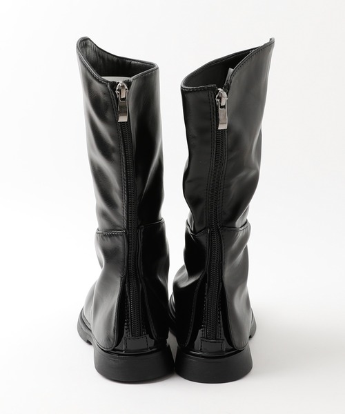 URBAN CHERRY(アーバンチェリー)の「ロングギャザーブーツ(ブーツ・キッズ・ブラウン/ブラック・17.5cm/18.0cm/18.5cm/19.5cm/20.0cm/20.5cm/21.0cm/22.0cm/22.5cm)」の9枚目の写真