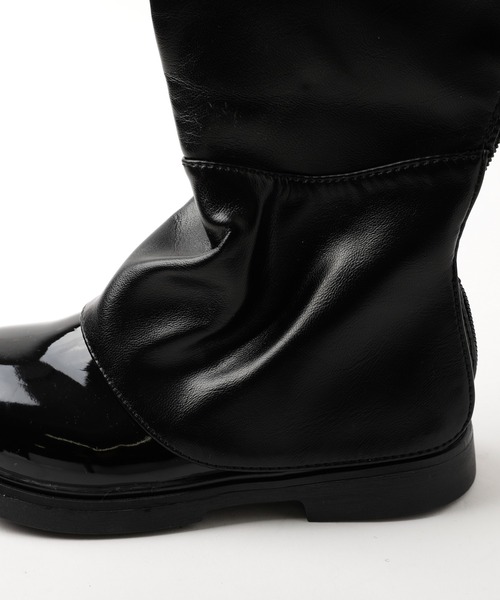 URBAN CHERRY(アーバンチェリー)の「ロングギャザーブーツ(ブーツ・キッズ・ブラウン/ブラック・17.5cm/18.0cm/18.5cm/19.5cm/20.0cm/20.5cm/21.0cm/22.0cm/22.5cm)」の13枚目の写真