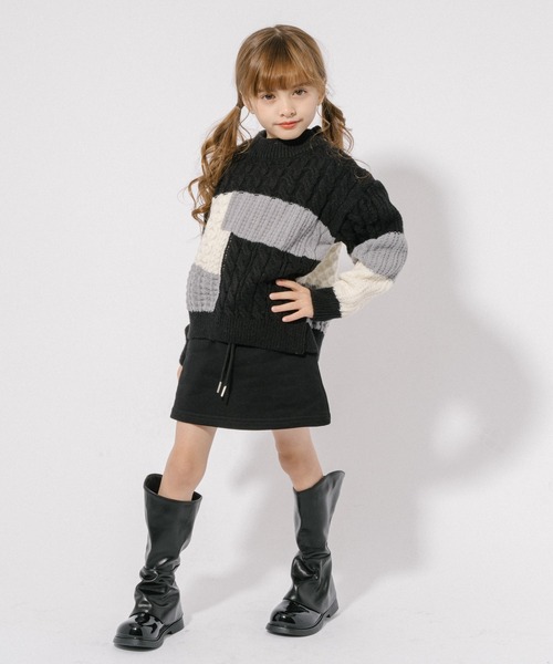 URBAN CHERRY(アーバンチェリー)の「ロングギャザーブーツ(ブーツ・キッズ・ブラウン/ブラック・17.5cm/18.0cm/18.5cm/19.5cm/20.0cm/20.5cm/21.0cm/22.0cm/22.5cm)」の4枚目の写真