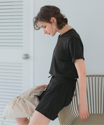 SEA DRESS（シードレス）の「4点セット/半袖Tシャツ×ショートパンツ×ビキニ/水着（水着・レディース）」