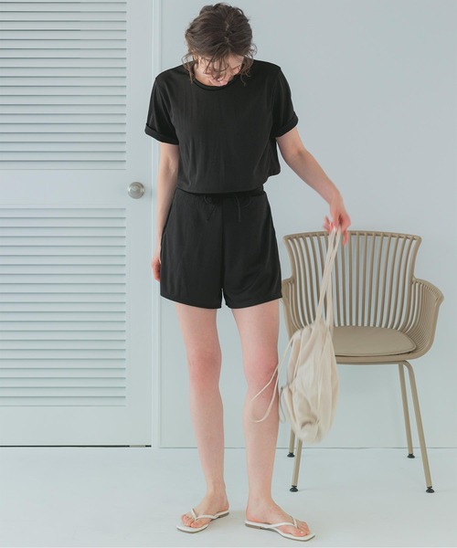 4点セット/半袖Tシャツ×ショートパンツ×ビキニ/水着（水着