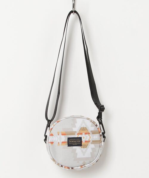 PENDLETON(ペンドルトン)の「ST:PENDLETON ペンドルトン CIRCLE MINI SHOULDERサークルミニショルダー(ショルダーバッグ・レディース・オフホワイト/ラベンダー・FREE)」の10枚目の写真