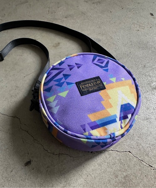 PENDLETON(ペンドルトン)の「ST:PENDLETON ペンドルトン CIRCLE MINI SHOULDERサークルミニショルダー(ショルダーバッグ・レディース・オフホワイト/ラベンダー・FREE)」の14枚目の写真