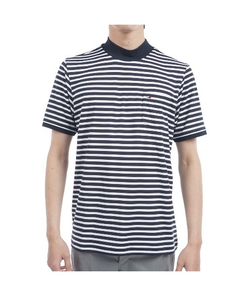TOMMY HILFIGER GOLF（トミー ヒルフィガー ゴルフ）の「ｴｯｾﾝｼｬﾙ 半袖ﾓｯｸﾈｯｸｼｬﾂ（その他トップス・メンズ・ネイビー/マルチ/ブラック/ホワイト/グリーン/レッド・M/L/3L/LL）」の6枚目の写真