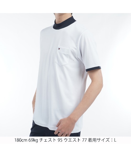 TOMMY HILFIGER GOLF（トミー ヒルフィガー ゴルフ）の「ｴｯｾﾝｼｬﾙ 半袖ﾓｯｸﾈｯｸｼｬﾂ（その他トップス・メンズ・ネイビー/マルチ/ブラック/ホワイト/グリーン/レッド・M/L/3L/LL）」の7枚目の写真