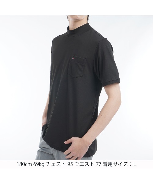 TOMMY HILFIGER GOLF（トミー ヒルフィガー ゴルフ）の「ｴｯｾﾝｼｬﾙ 半袖ﾓｯｸﾈｯｸｼｬﾂ（その他トップス・メンズ・ネイビー/マルチ/ブラック/ホワイト/グリーン/レッド・M/L/3L/LL）」の9枚目の写真