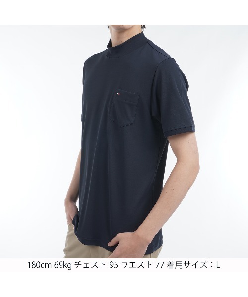 TOMMY HILFIGER GOLF（トミー ヒルフィガー ゴルフ）の「ｴｯｾﾝｼｬﾙ 半袖ﾓｯｸﾈｯｸｼｬﾂ（その他トップス・メンズ・ネイビー/マルチ/ブラック/ホワイト/グリーン/レッド・M/L/3L/LL）」の11枚目の写真