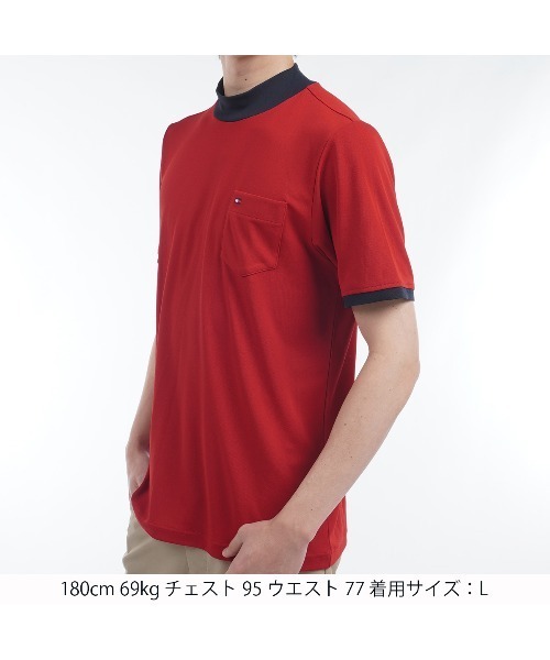 TOMMY HILFIGER GOLF（トミー ヒルフィガー ゴルフ）の「ｴｯｾﾝｼｬﾙ 半袖ﾓｯｸﾈｯｸｼｬﾂ（その他トップス・メンズ・ネイビー/マルチ/ブラック/ホワイト/グリーン/レッド・M/L/3L/LL）」の13枚目の写真