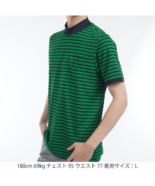 TOMMY HILFIGER GOLF（トミー ヒルフィガー ゴルフ）の「ｴｯｾﾝｼｬﾙ 半袖ﾓｯｸﾈｯｸｼｬﾂ（その他トップス・メンズ・ネイビー/マルチ/ブラック/ホワイト/グリーン/レッド・M/L/3L/LL）」の15枚目の写真
