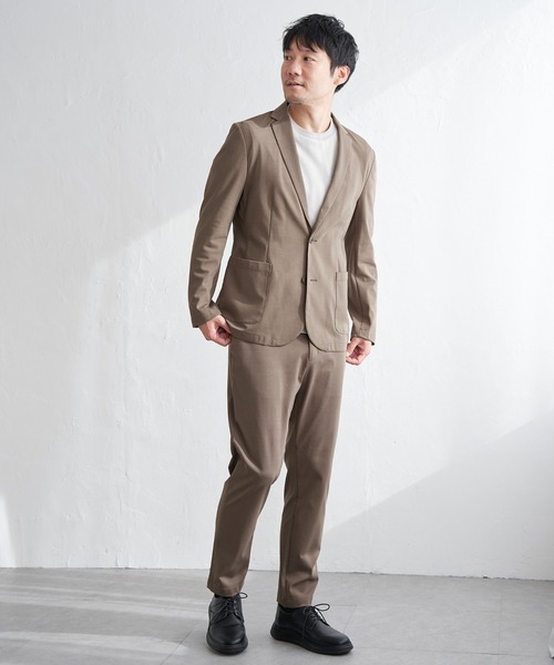 IKKA LOUNGE(イッカラウンジ)の「【セットアップ対応】GOKU楽ワークポンチジャケット(テーラードジャケット・メンズ・グレー/ブラック/ベージュ/ネイビー・S/M/L/XL)」の17枚目の写真