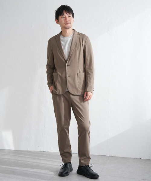 IKKA LOUNGE(イッカラウンジ)の「【セットアップ対応】GOKU楽ワークポンチジャケット(テーラードジャケット・メンズ・グレー/ブラック/ベージュ/ネイビー・S/M/L/XL)」の18枚目の写真